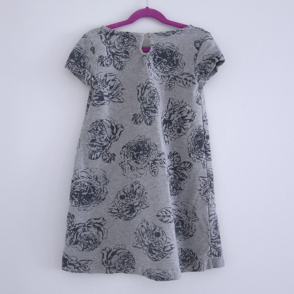 Joe Fresh Floral Print Sweatshirt Dress size 7/8 - Picture 2 of 15